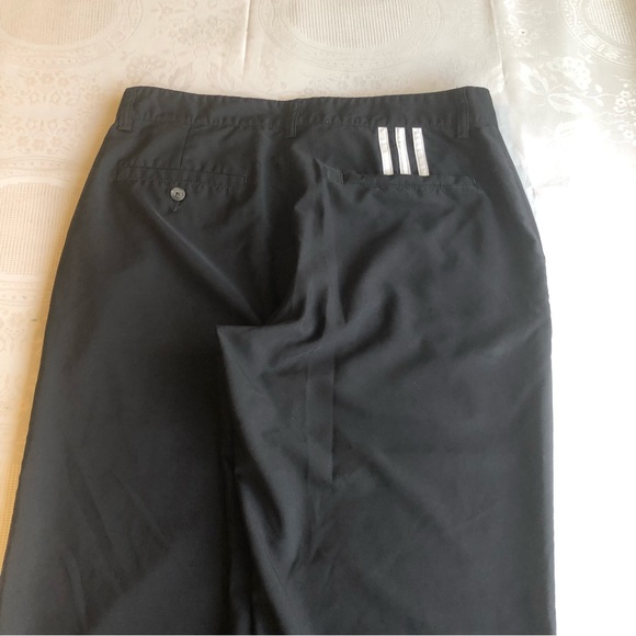 Adidas Climalite Men’s Size 32/32 Black Flat Front Golf Hiking Pants Dri-Fit - Picture 13 of 14